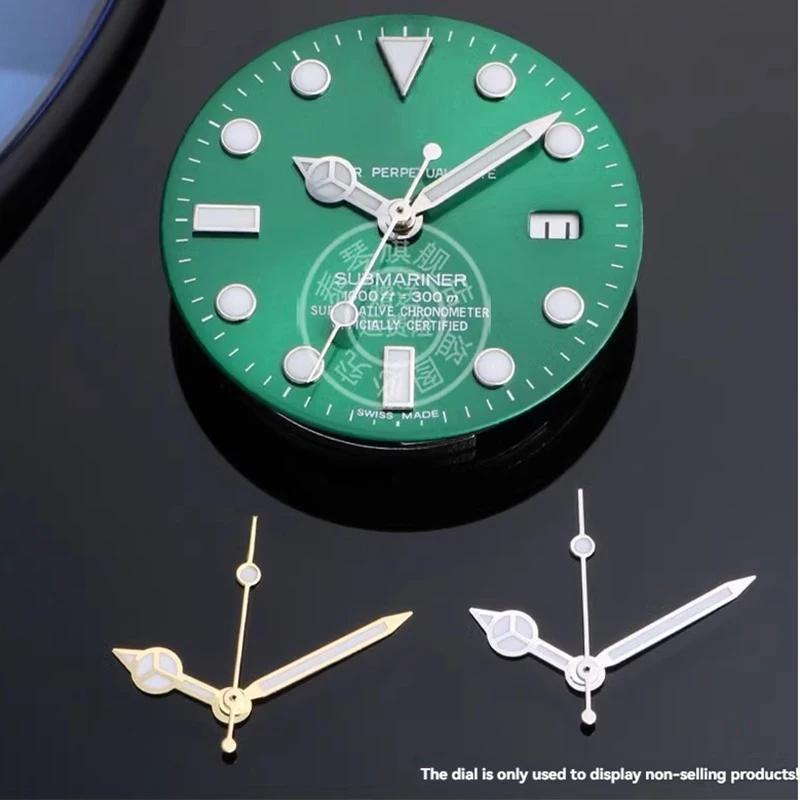 For Rolex Submariner Datejust Watch Nh35 Nh36 NH34 Movement ModS Night Needle C3 Bgw9 Bright Luminous Pointer Watch Repair Parts