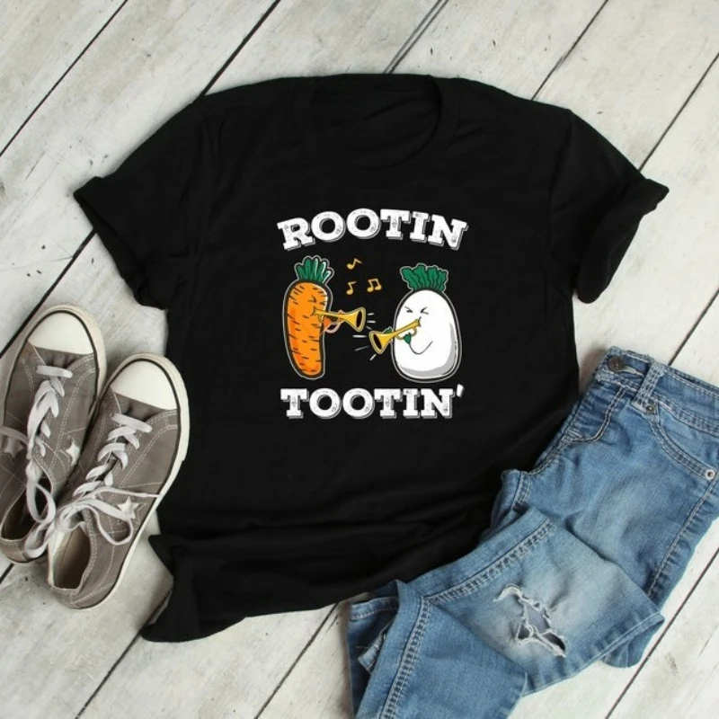 

Raglan Kawaii Vegetarian Carrot Onion Women Men Vegan Crewneck TShirt Gifts Commuter All-match Leisure Tops Tee Shirt Short