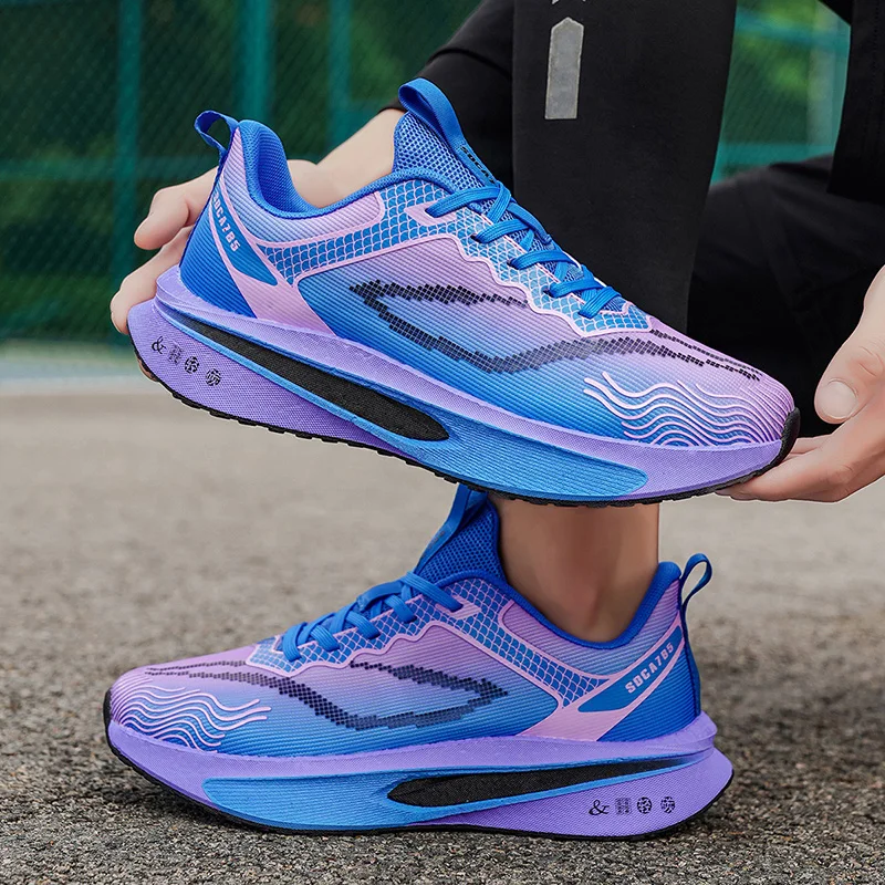 

Carbon Plate Marathon Professional Running Racing Shoes Tennis Sports Sneakers Jogging Shoes Travel Trekking Sneakers Mens Shoes