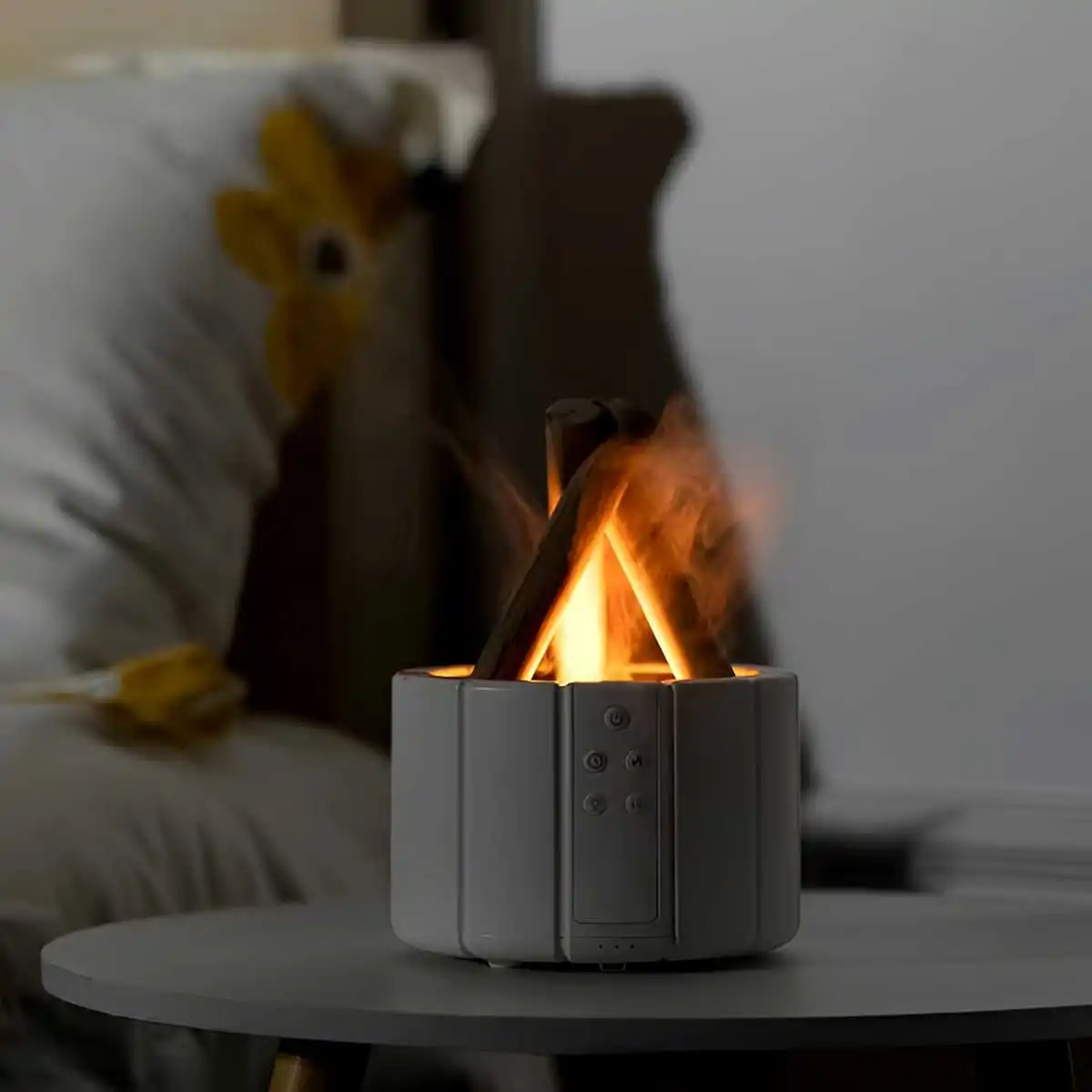 

2026 New Upgrade 250ml Campfire Humidifier USB Electric Aromatherapy Essential Oil Diffuser Simulated Flame Mist Generator Home