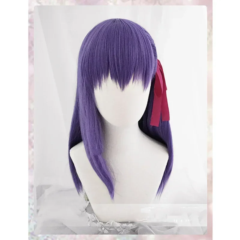 Sakura Matou Cosplay Wig Fate/stay night Costume Play Wigs Halloween Costumes Hair +Wig Cap