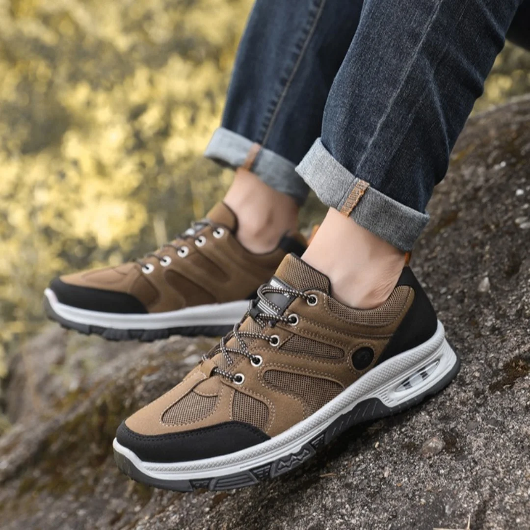 

Men's hiking shoes, breathable and comfortable, outdoor casual sports shoes, fashionable and versatile running shoes