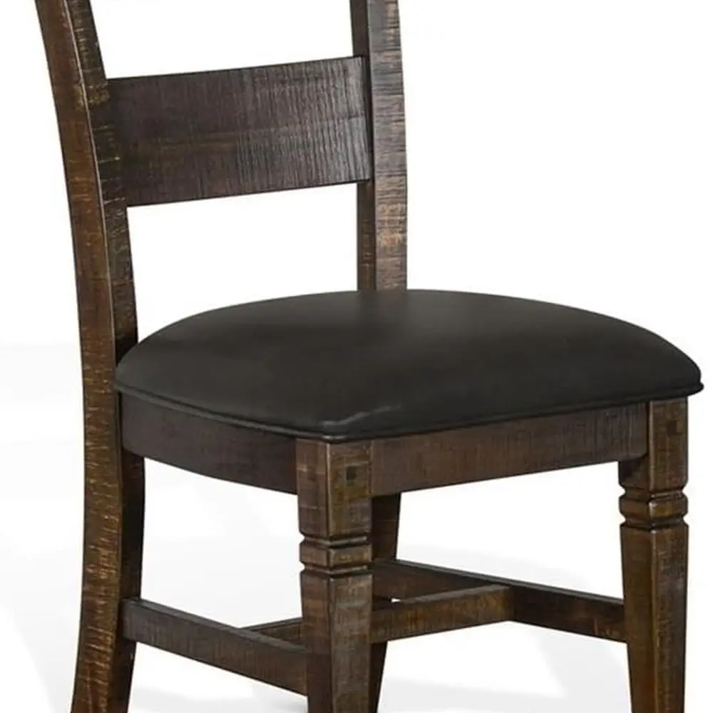 

Pair of 18 Tobacco Leaf Homestead Ladderback Chairs
