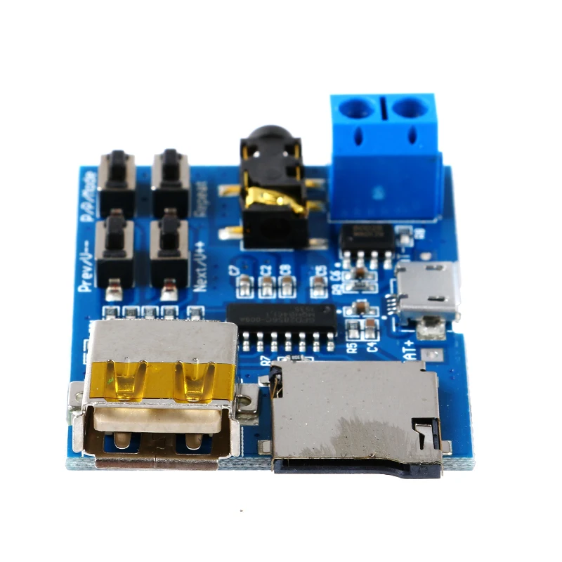 

Mp3 Module TF Card U Disk Nondestructive Decoder Board Built In Amplifier ModuleAmplifier Module Format Decoder Board Module