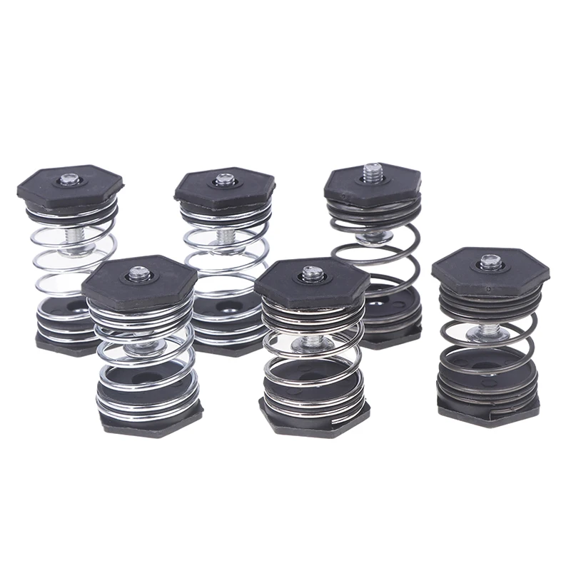 4 Stück 40/50 mm stoßfeste Druckfedern für Luftpumpen – Dämpfungsfedersitz und M6-Federpolster für Sauerstoffkonzentrator