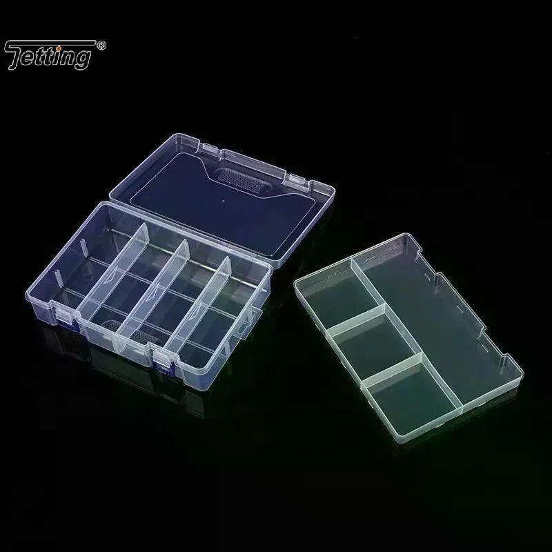 1Pcs Partitions Adjustable Handicraft Parts Classification Box Multi‑Lattice Transparent Storage Box Convenient To Use