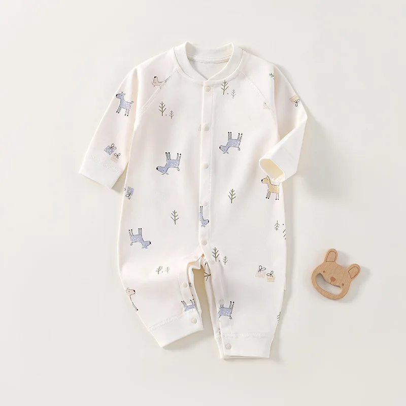 

Baby Spring and Autumn Clothes Onesie Pure Cotton Children's Clothing Going