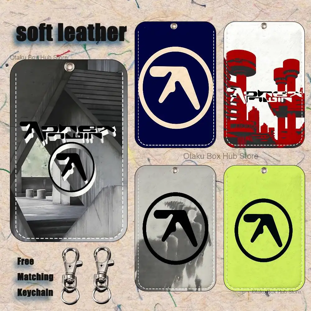

DJ A-Aphex T-Twin Holder Keychain For Bank Business Work Card Holder Student Card Protective Case Bus Card