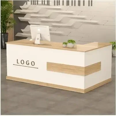 

Reception desk clothing store beauty salon bar counter cash register small counter training corner consultation Multi functional
