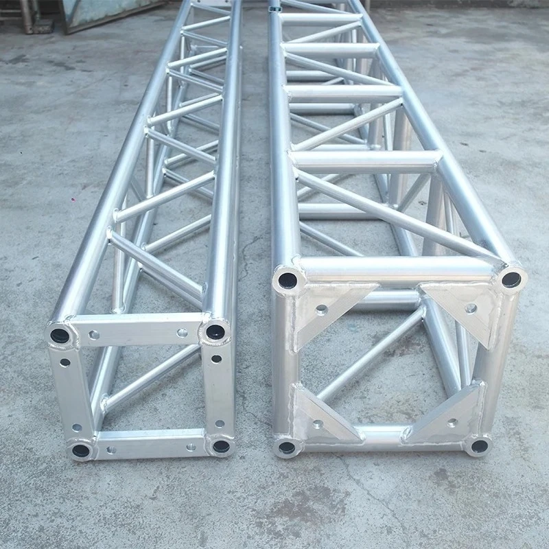 Bright Sliver Black Aluminum Bolt Screw Truss Event Stage Lighting Truss Display