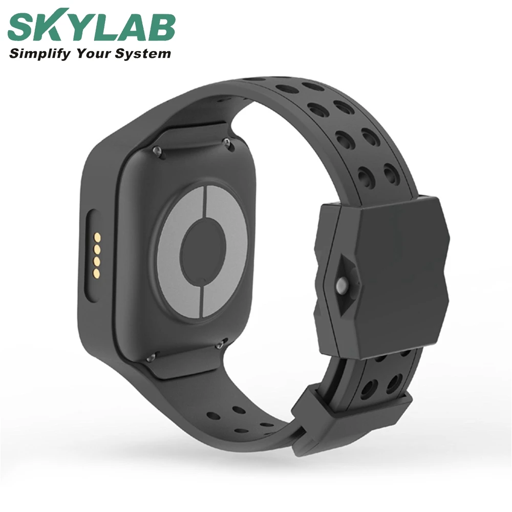 SKYLAB Anti Disassembly Take down Alarm GPS Handcuff Community correction GPS tracking smart watch