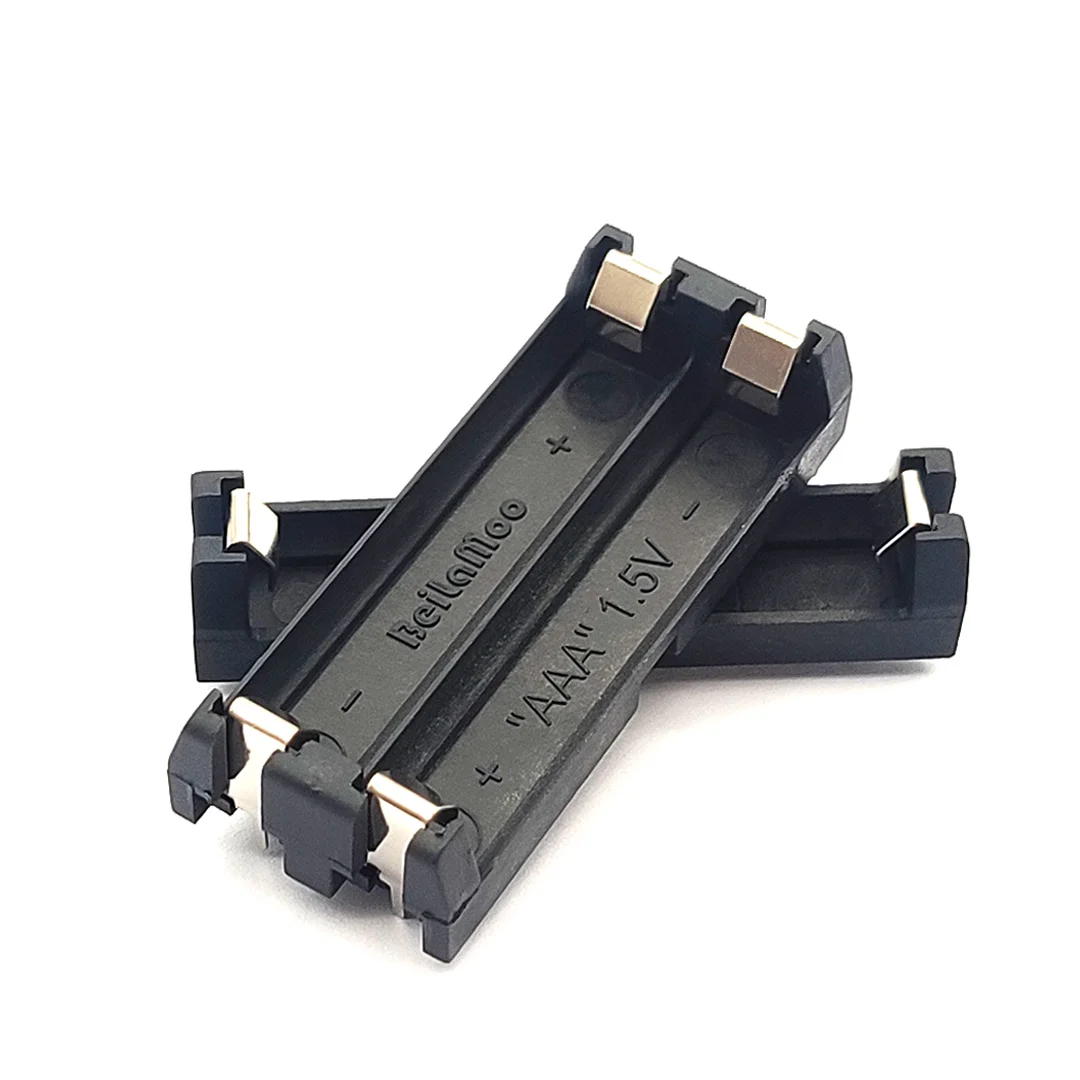 AAA Battery Holder THM AAA Battery Box AAA Battery Case SMT With Pins 1 2 Slots AAA drop shipping