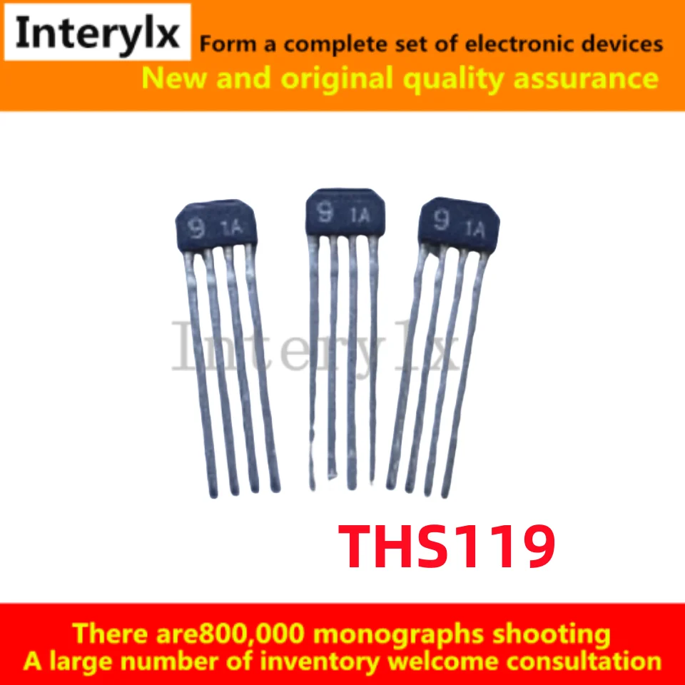 2 قطعة/الوحدة جديد THS119 THS 119 قاعة مكون رقاقة SIP-4 قاعة الاستشعار الخطي #1