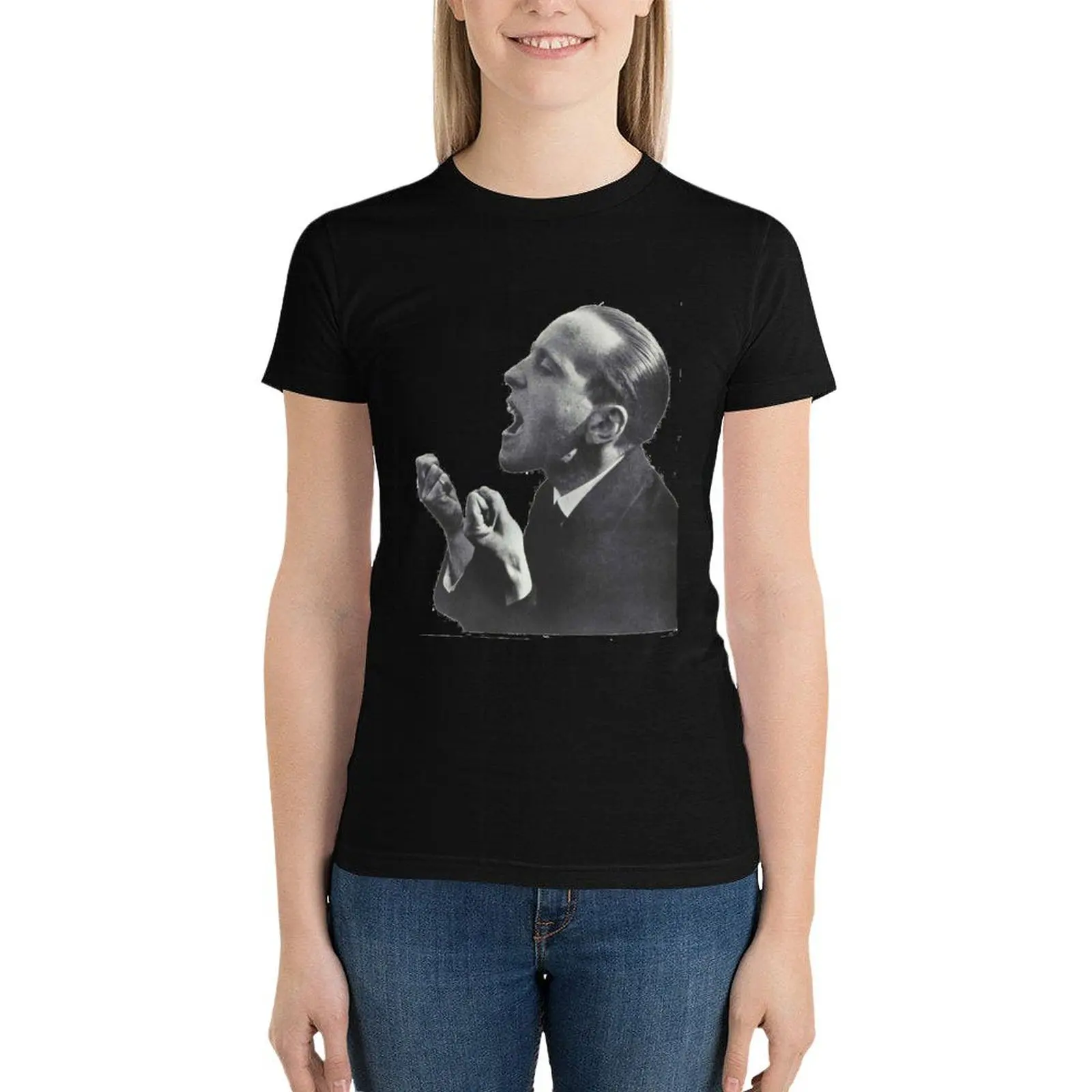 Self Portrait, John Heartfield 1920 T-Shirt vintage clothes oversized anime clothes Blouse white t shirts for Women