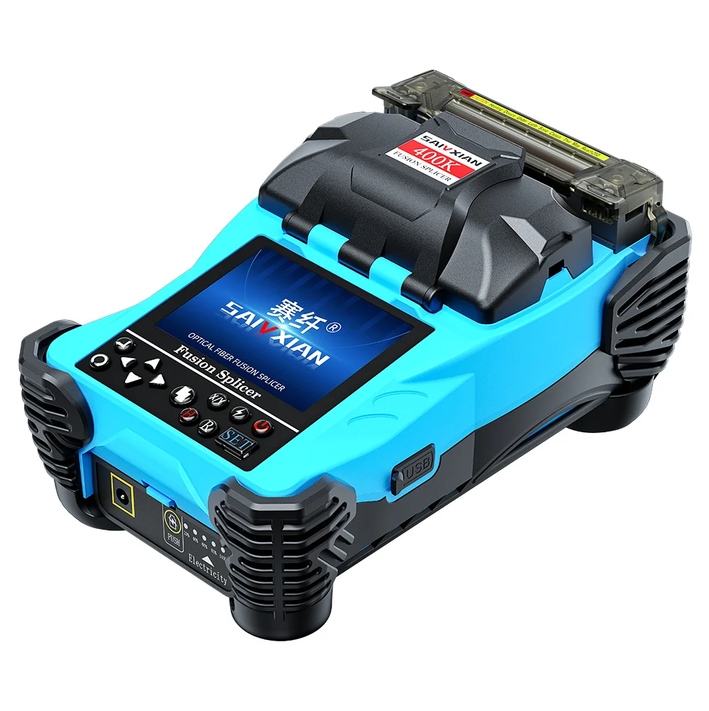 

SAIVXIAN 400K FTTH сварочный аппарат, 9-секундный многофункциональный сетевой сварочный аппарат, новое оптоволоконное оборудование Fusion