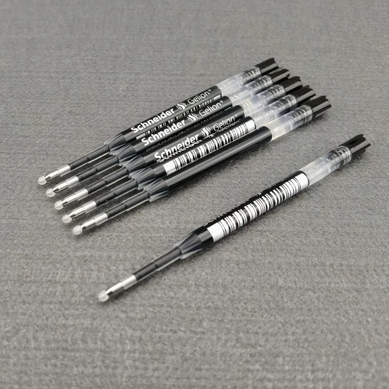 1PCS Schmidt 900M/9000M G2 Ballpoint Pen Common Refill 0.8mm 0.5mm Tip Black Ink Rods 1.0mm Medium Point Roller Ball Pens Refill