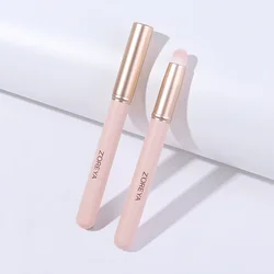 ZOREYA Pink Lip Brushes Concealer Brush Marks Powder Contour Makeup Brush Upgrade Round Head Lip Brush With Cover