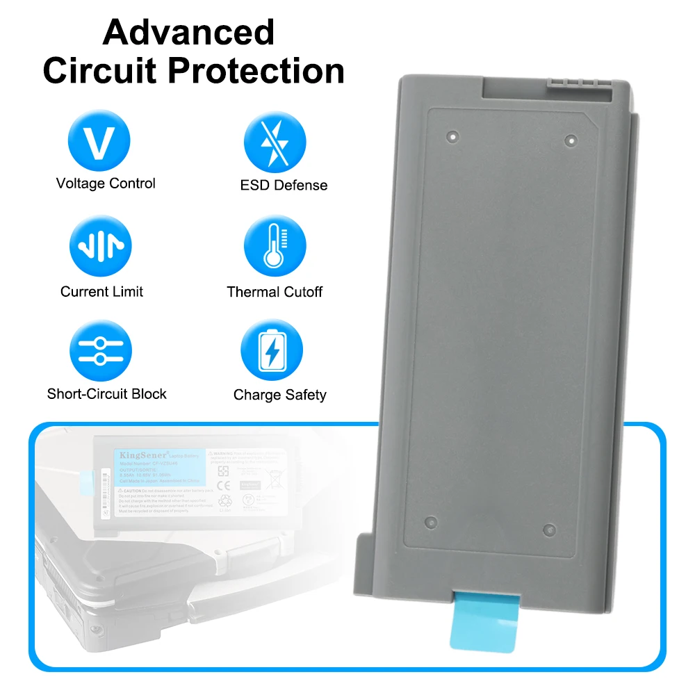 KingSener-batería para portátil de 10,65 V y 8550mAh, CF-VZSU46 para Panasonic Toughbook, CF-30, CF-31, CF-53, CF-VZSU46AU, CF-VZSU46U