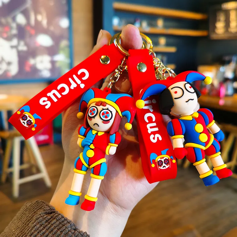 New Magical AMAZING DIGI Digital Circus Keychain Y2k Fashion Toys Anime Cartoon Frind Kawaii Cute Personalized Gifts