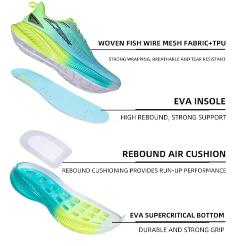 CIERSES  Jindouyun  Full-Length Carbon Plate Running Shoes Unisex Breathable Anti-Slip & Wear-Resistant For Racing 2438 view 3