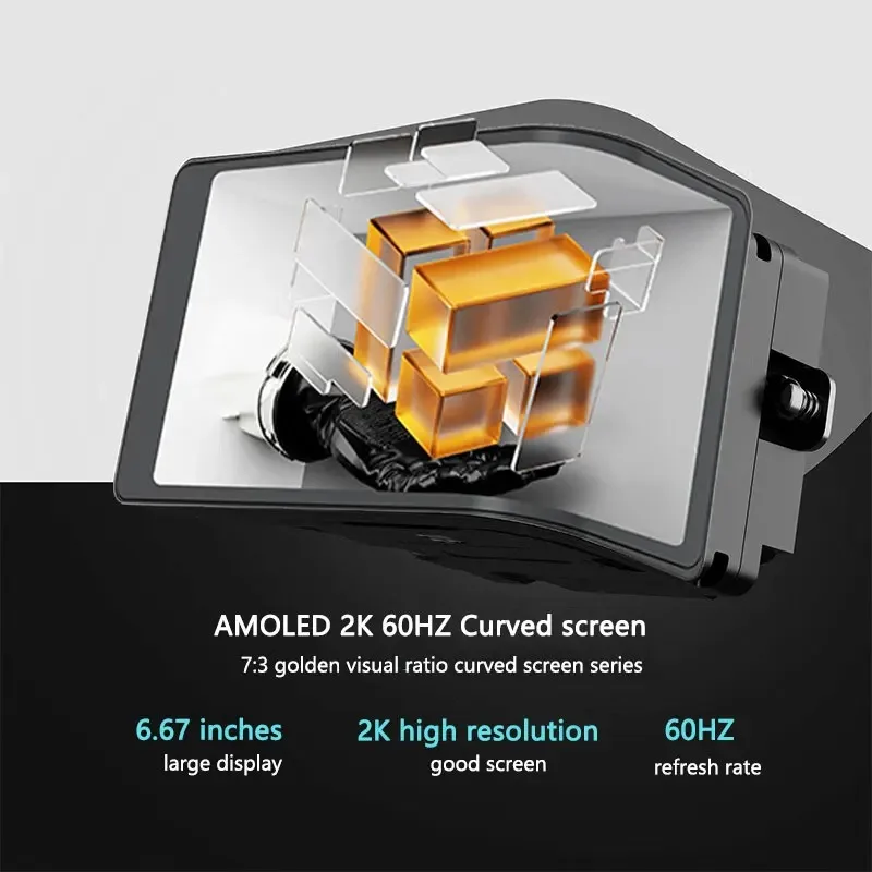 Thermalright WONDER VISION 360 UB Pendingin Air All-in-one 360MM Layar AMOLED LCD 2K 60HZ Melengkung 6,67 inci dengan Visi 3D Tanpa Kacamata