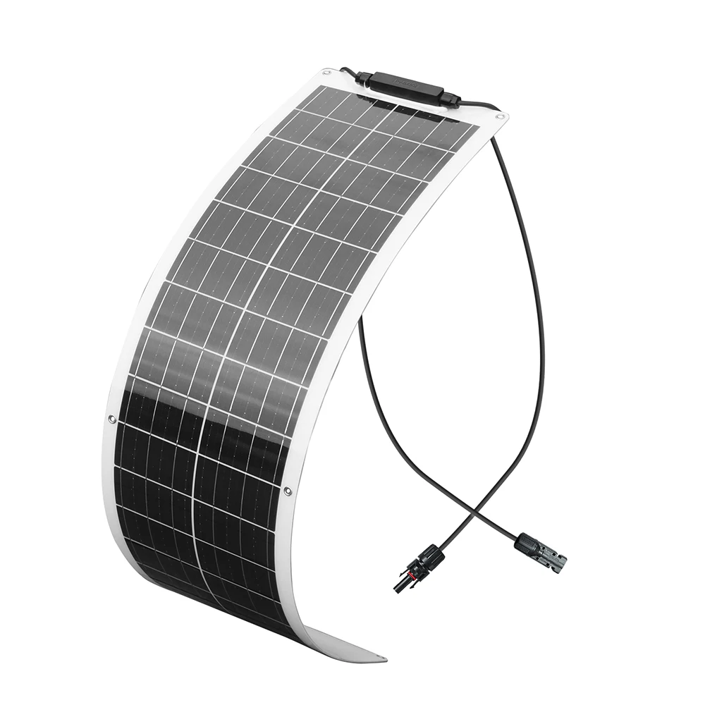 Solar Panel kit 12V Elastyczny zestaw paneli słonecznych moduł WUZECK 50 Watt PV 100 wat 12V 24V bateria słoneczna do domu samochód na wycieczkę do