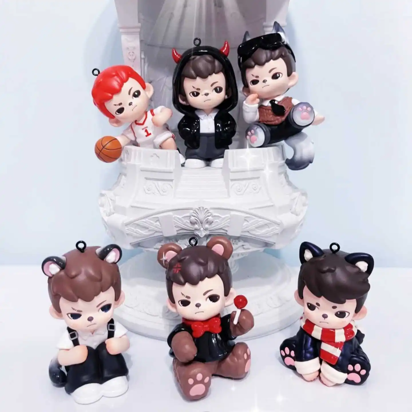 

Серия Rayan Brother's Love, милая модная слепая коробка, игрушечные подвески, идеальный подарок для девочек, декоративные подвесные украшения