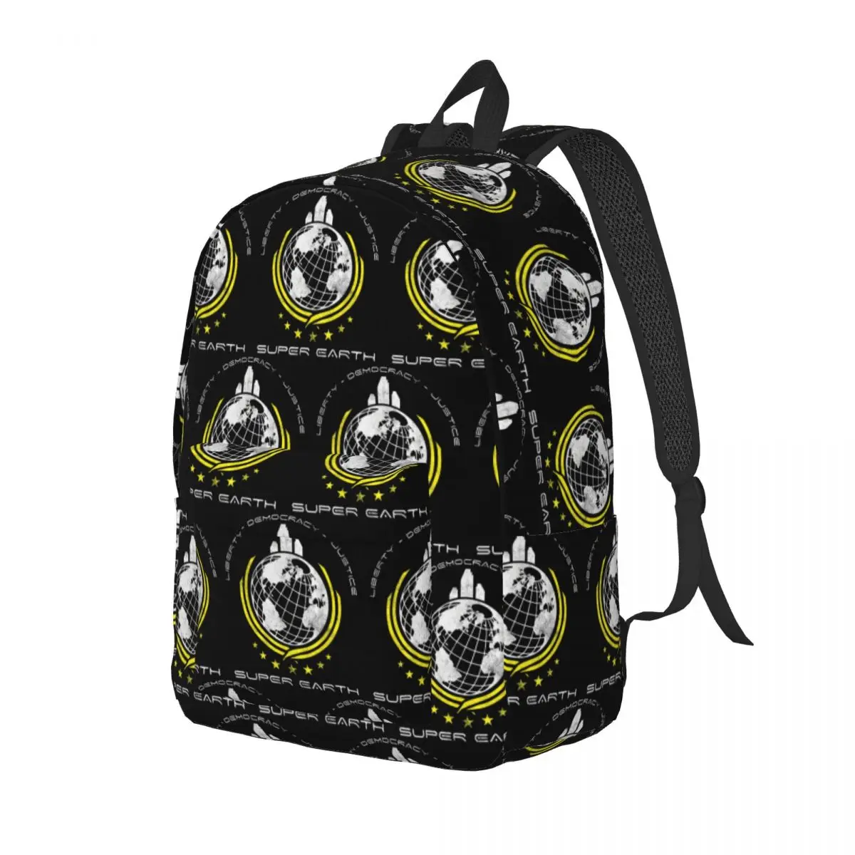 Super Earth Diving Into Hell For Liberty Platform Classic T-Shirt40 Backpack Daypack Children BookBag School Bag Shoulder Bags