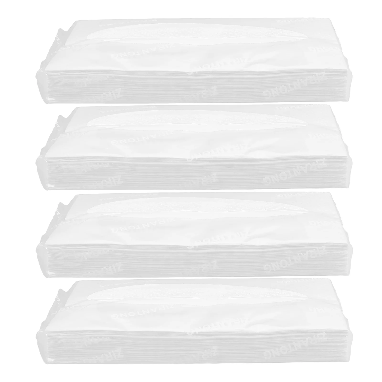 4 عبوات مناديل السيارة ثلاثية الطبقات مناديل الوجه الناعمة غير المعطرة حاجب السيارة مناديل ورقية للسفر عبوة محمولة متينة #4