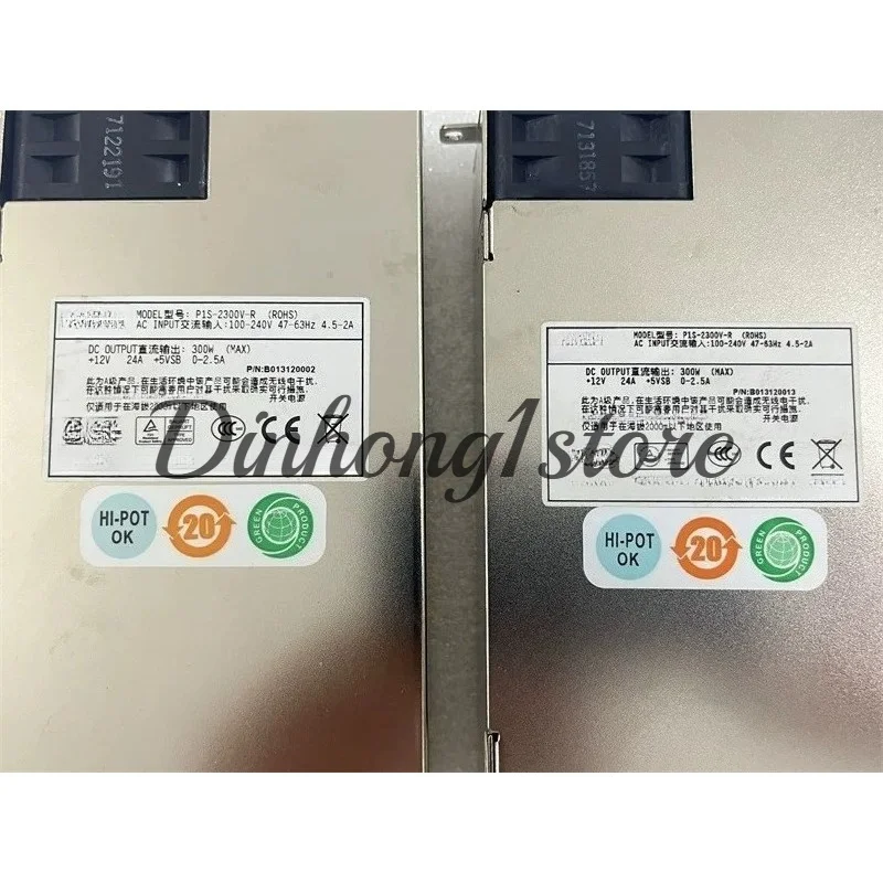 The P1S-2300V-R is suitable for Tianrongxin Power/WangYu/Sangfor Firewall 300W power modules
