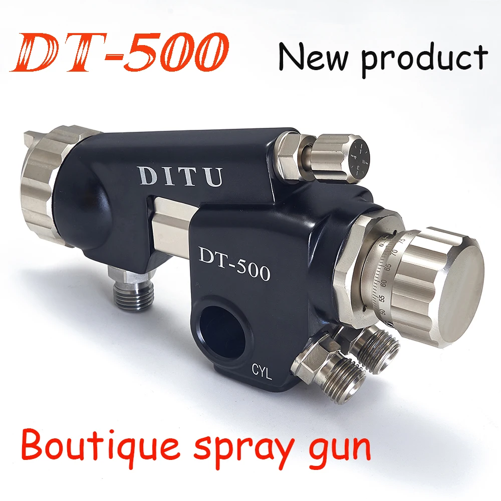 DT-500 Automatic Paint Spray Gun New Best-Selling Spray Tool With Scale And Fine-Tuning Functions 1.5mm Stainless Steel Nozzle