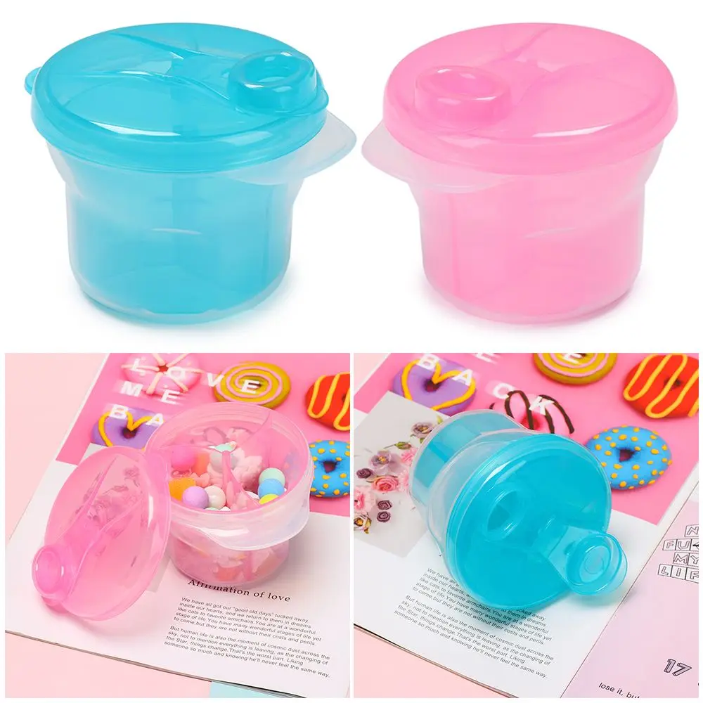 Travel Supplement Portable Infant Feeding Box Formula Dispenser Food storage Milk Powder Container