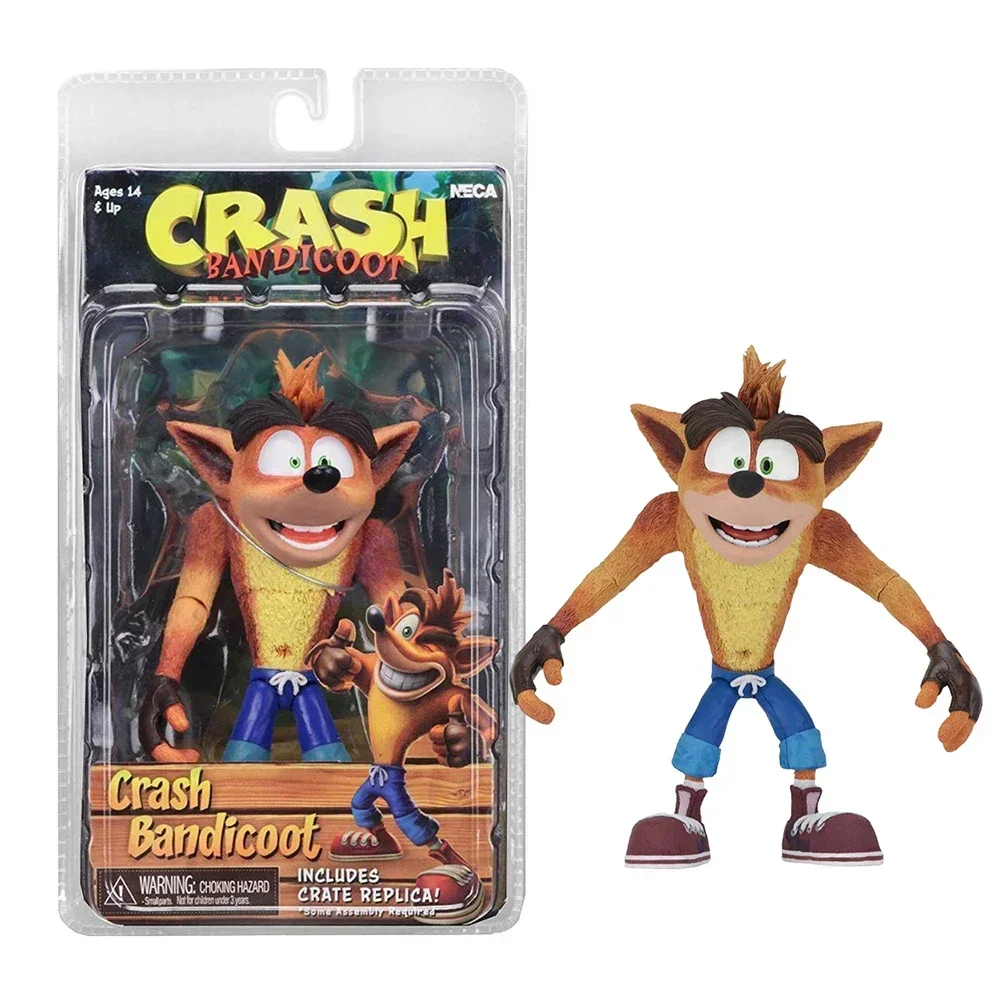 

IN Stock Hot New Crash Figure Game Crash Bandicoot Sane Trilogy Action Anime Figure Toy Doll Decoration Halloween Gifts