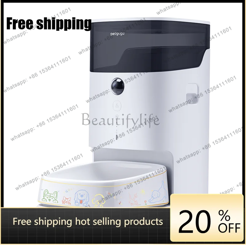 Factory Direct HOT Automatic Feeder Cat Remote Video Timed Feeding Machine