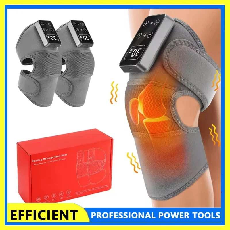 

Electric Knee Massager with 3 Vibrations 5 Levels Hot Compress Shoulder Elbow Massage Knee Support Brace for Health Care