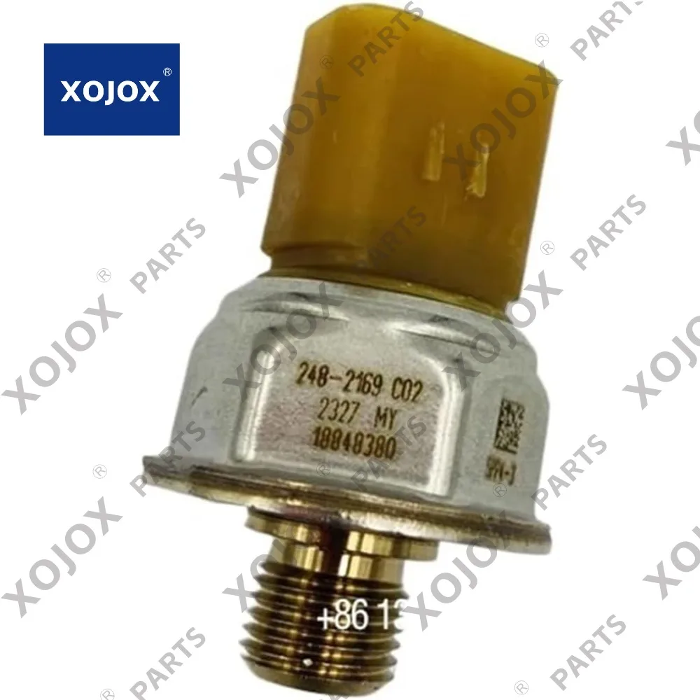 

XOJOX Excavator Accessories Suitable for Common Rail Fuel Sensor 248-2169 2482169, Yellow