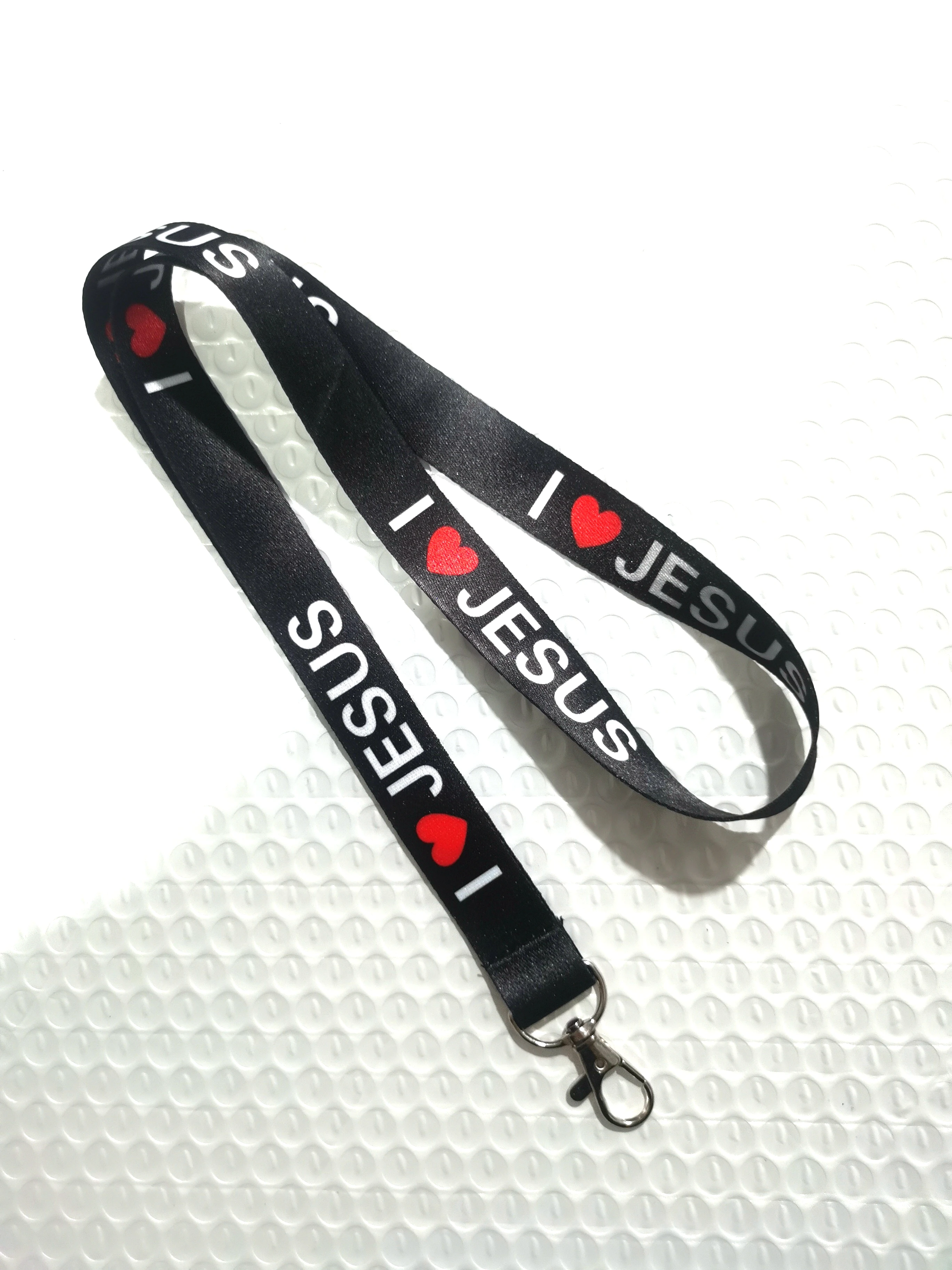 New 1 pcs Jesus  Lanyards Keys Neck Strap For Card Badge Key Chain Lanyard Key Holder DIY Hang Rope Keyrings
