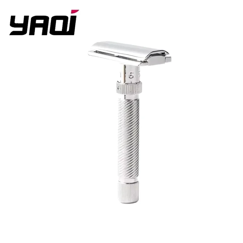 YAQI Ultima Slope Stainless Steel Adjustable Slant Head Wet Shave Tools Men Shaving Products Safety Razor Mens Best Gift for Men