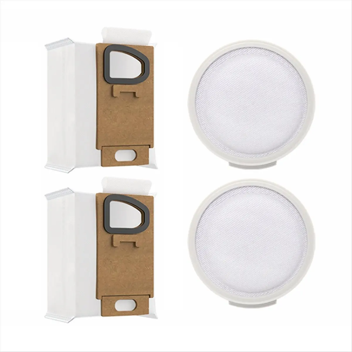 DT447 TO 4PCS Vacuum Filter Dust Bag Kit for H7 Cordless Stick Vacuum Cleaner Spare Parts Front&Rear Filter Dust Bag