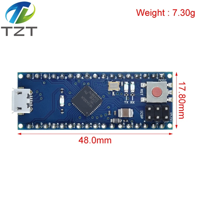 ATmega32u4 5V 16Mhz Expansion Board Module For TZTrduino Micro Compatible For R3 Nano Replace Pro Mini Microcontroller ONE