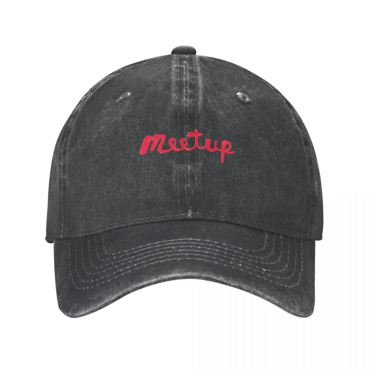 Best Seller - Meetup Logo Merchandise Essential T-Shirt Cowboy Hat Trucker Cap Visor black For Girls Men's