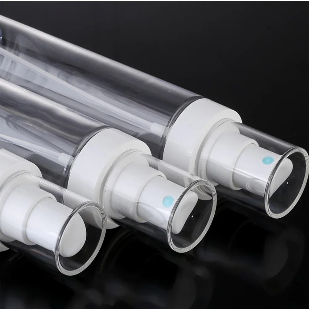 3Pcs Plastic Spray Bottle Transparent Refillable Mist Atomizer Gardening Travel Sprayer Water Dispenser Empty Bottle