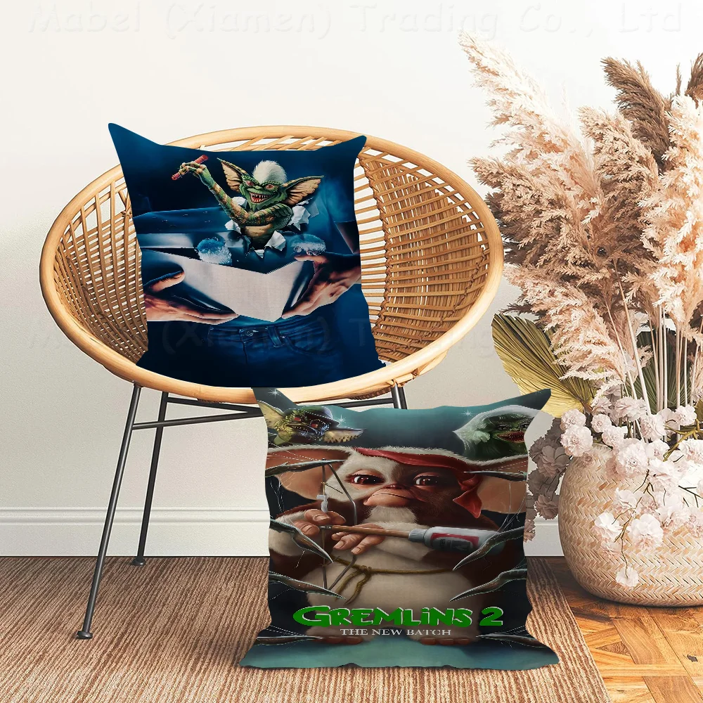 

Classic Movie Gremlins Cushion Cover Decorative Pillow Sofa Home Decor Case Pillow Cases