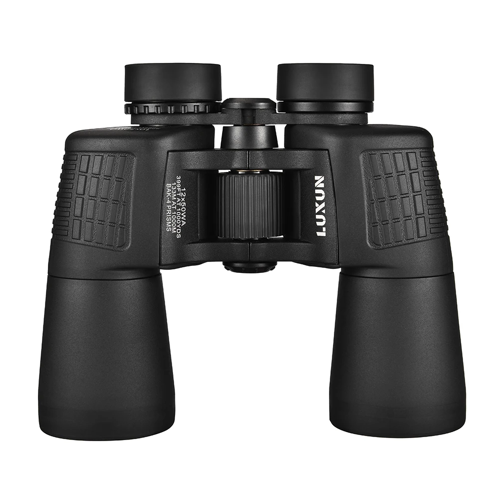 12x50 High Power Binoculars Professional HD BAK4 Prism FMC Wide Angle Telescope Long Range Optics for Hunting Travel Observing