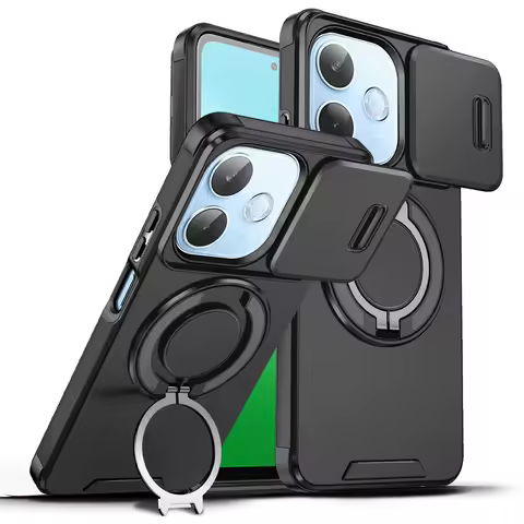 Sliding Camera Protects Phone Case for OPPO A5 Pro A3x A3 A40 A60 OPPO Reno 13F Reno 13 Pro reno13 Metal Bracket Rugged Cover