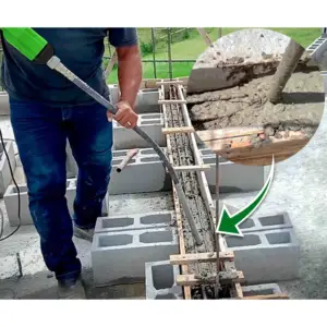 Tragbarer Betonvibrator-Kit 1500W Mangote 1,5 m Trat TVIB15-127V 8 Hauptvibratorverkäufe für Beton - №8