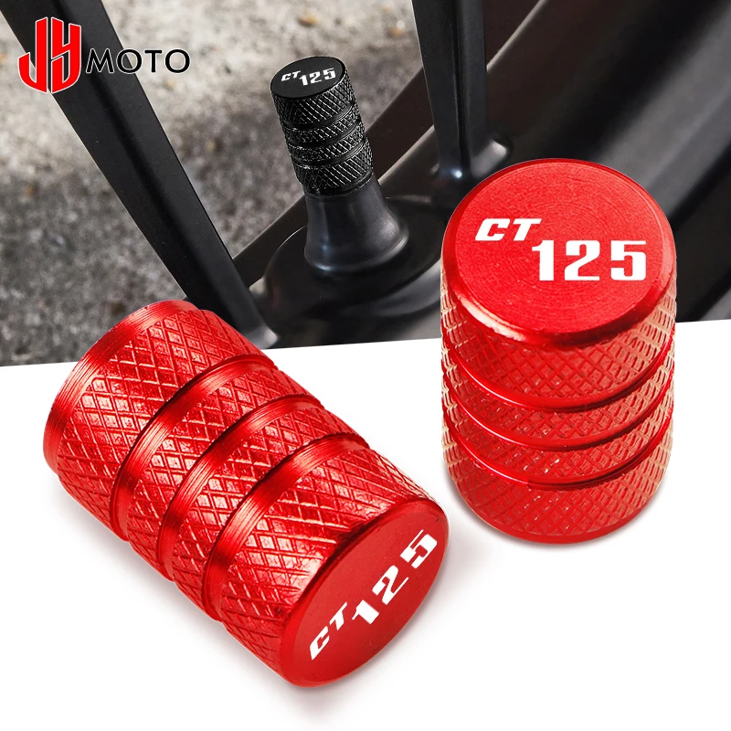 

For HONDA CT125 CT 125 Hunter Cub 2000-2024 Universal Accessories Motorcycle CNC Aluminum Tire Valve Air Port Stem Cover Caps