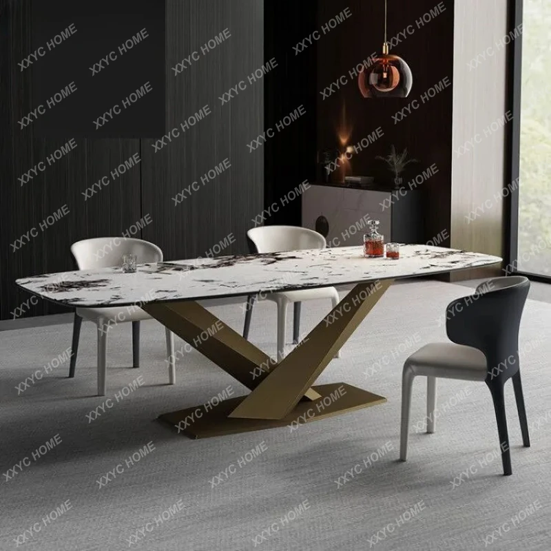 

Обеденный стол LX Slate: современный, простой, для дома и ресторана, прямоугольный