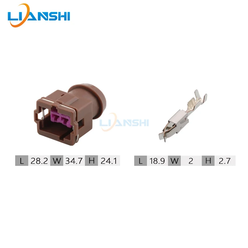 DJ7022A-3.5-21 Automotive connector for horn nozzle sensor 2pin plug matching terminals
