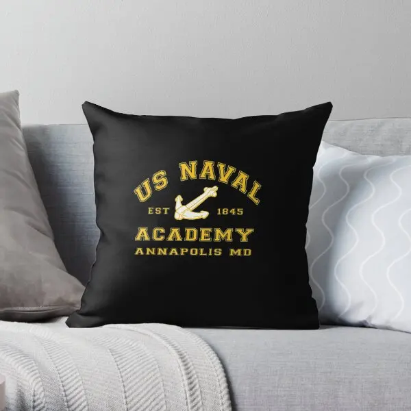 Us Naval Academy  Printing Throw Pillow Cover Bedroom Fashion Cushion Sofa Bed Decorative Case Home Pillows not include One Side